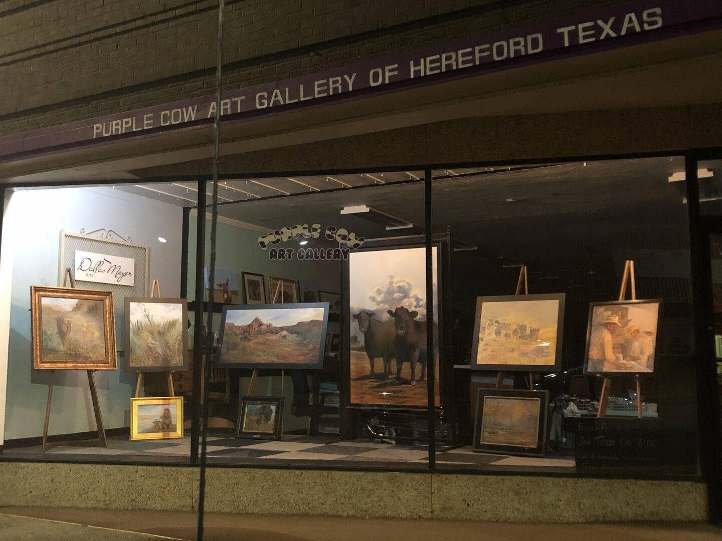 Purple Cow Art Gallery of Hereford Texas